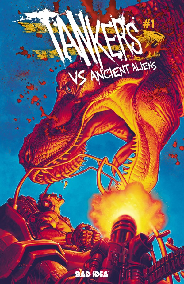 Tankers vs. Ancient Aliens #1 Cover B Lewis LaRosa Variant