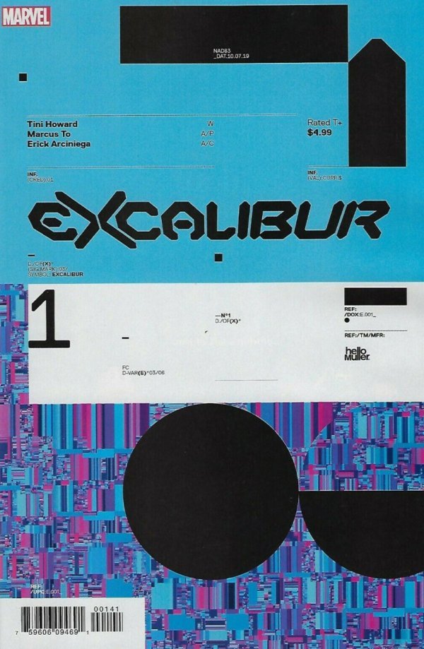 Excalibur #1 1:10 Tom Muller Design Variant (2019)