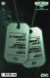 Green Lantern: War Journal #1 Cover E John Stewart Glow-In-The-Dark Dog Tag Variant (2023)