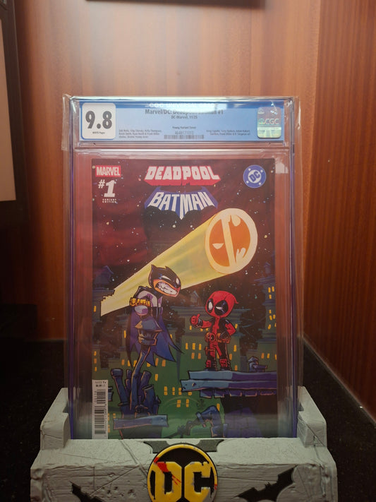 Marvel / DC: Deadpool / Batman #1 CGC 9.8 Skottie Young Variant