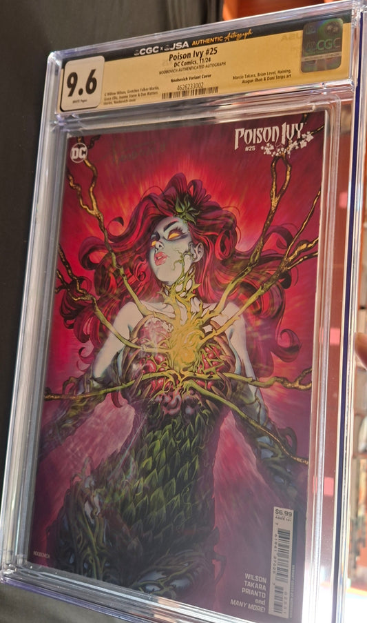 Poison Ivy #25 Cover C Noobovich Variant 9.6 GCG Signed