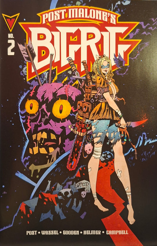 Post Malone's Big Rig #2 Jim Mahfood Foil Bundle Box Variant