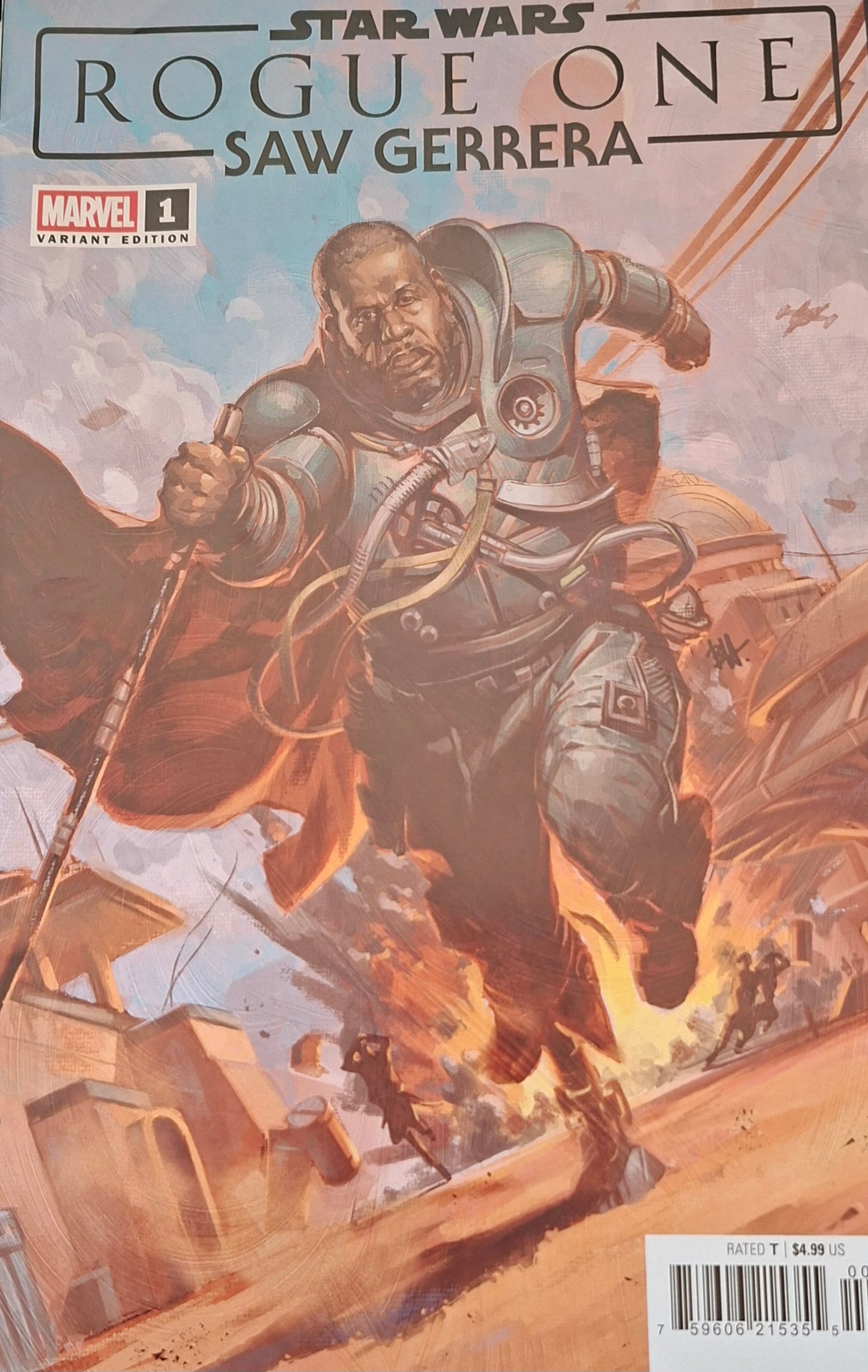 Star Wars: Rogue One – Saw Gerrera #1 Ben Harvey Variant (SlightlyBent)