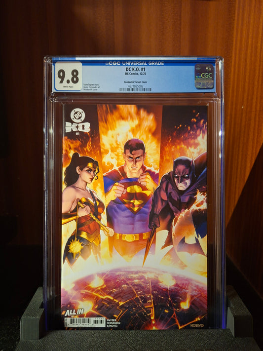 DC K.O. #1 Cover M 1:25 Noobovich Variant CGC 9.8