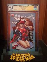 Ultimate Spider-Man #4 CGC 9.8 Signed by J. Scott Campbell Webstore Nightshirt & Pearls Variant
