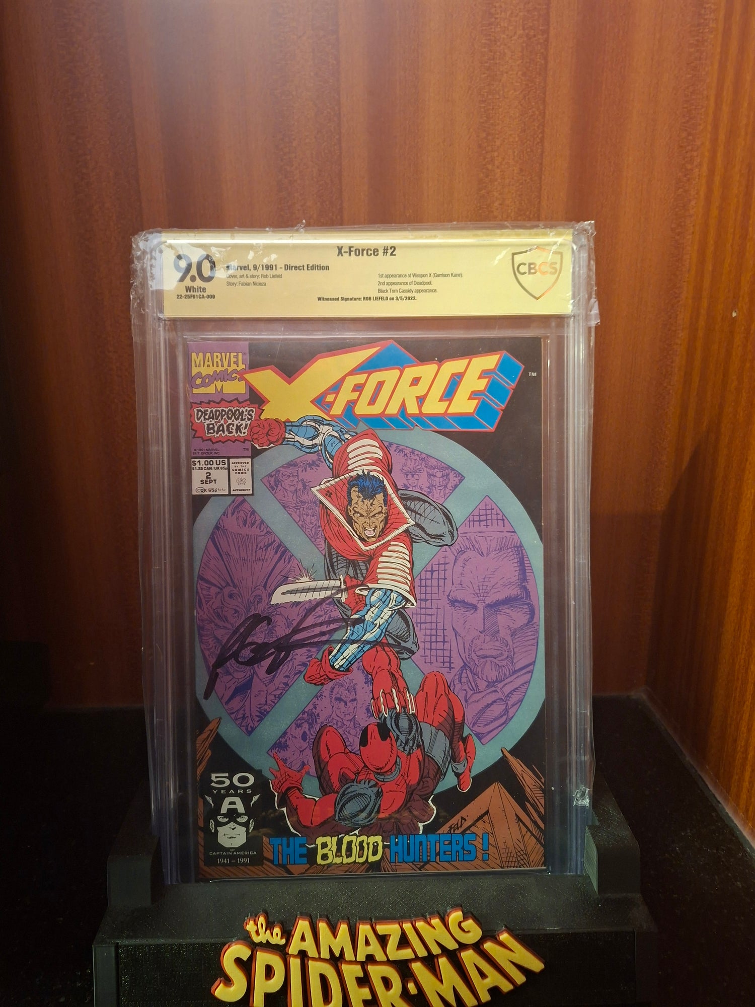 X-Force #2 SIGNED BY ROB LIEFELD