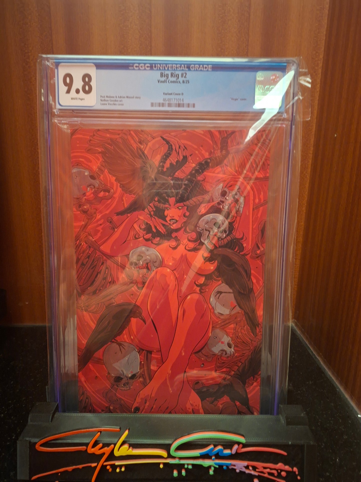 Post Malone's Big Rig #2 CGC 9.8 Bundle Box Luana Vecchio Virgin Cover Sealed Polybag