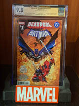 Marvel / DC: Deadpool / Batman #1 Signed by Zeb Wells CGC 9.8