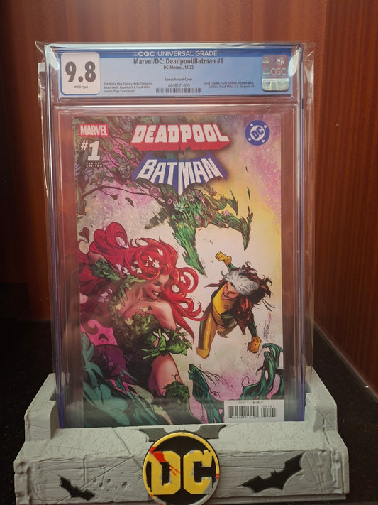 Marvel / DC: Deadpool / Batman #1 CGC 9.8 Pepe Larraz Variant