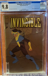 INVINCIBLE #1 FOIL EDITION REPRINT CGC GRADED 9.8