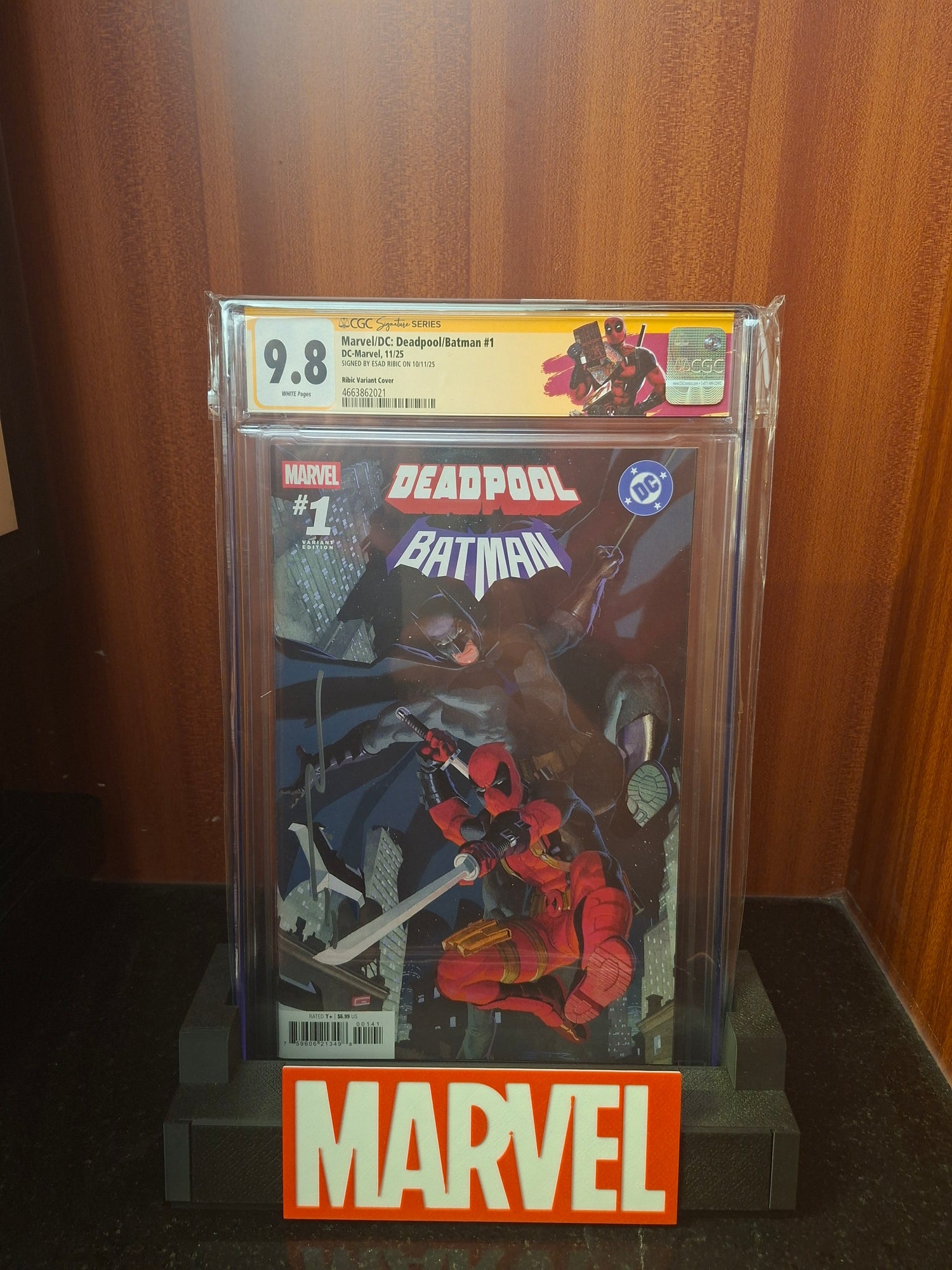 DEADPOOL BATMAN #1 CGC 9.8 SIGNED BY ESAD RIBIC (Retired Custom Label)