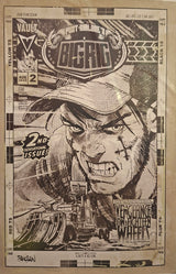 Post Malone's Big Rig #2 Cover H 1:25 Dan Panosian Black & White Variant