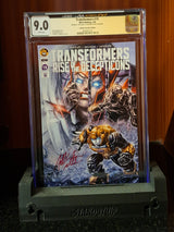 Transformers #19 1:10 Signed by Freddie E. Williams II Variant CGC 9.0