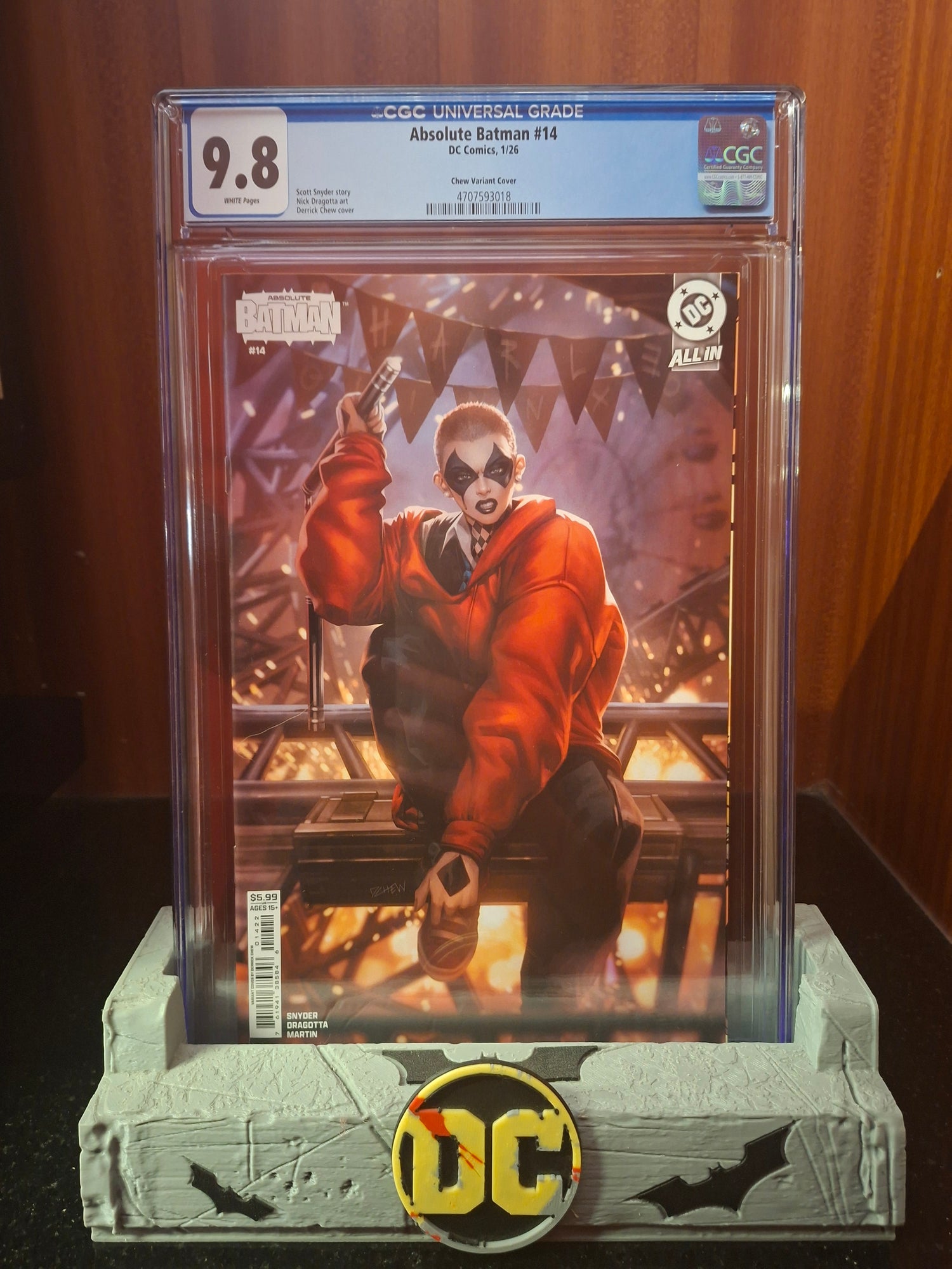ABSOLUTE BATMAN #14 DERRICK CHEW VARIANT CGC GRADED 9.8