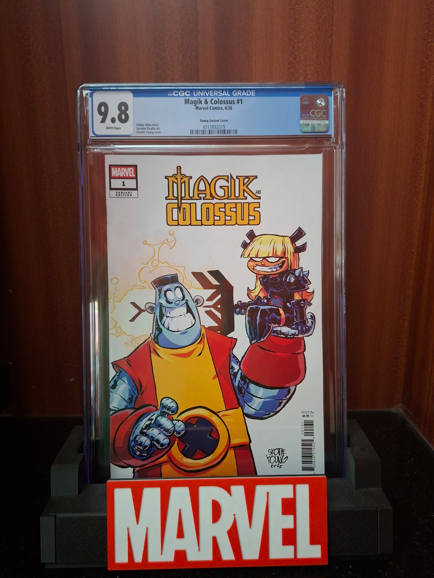 MAGIK AND COLOSSUS #1 SKOTTIE YOUNG VARIANT CGC GRADED 9.8