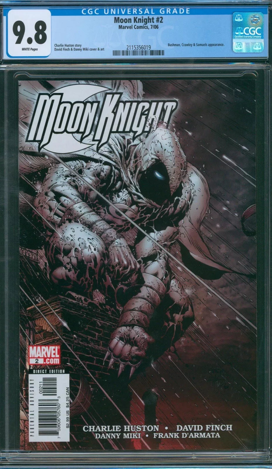 Moon Knight #2 (2006) Series 9.8