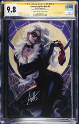Amazing Spider-Man #1 Stanley 'Artgerm' Lau Black Cat Virgin Variant Signed CGC 9.8