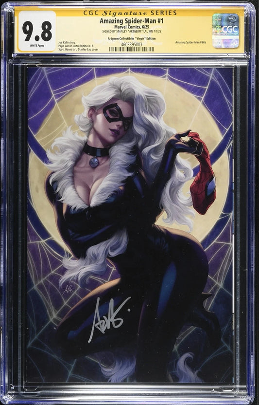 Amazing Spider-Man #1 Stanley 'Artgerm' Lau Black Cat Virgin Variant CGC 9.8