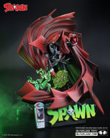 SPAWN #1 (BLACK WHITE & RED ALL OVER) 1:10 SCALE RESIN STATUE