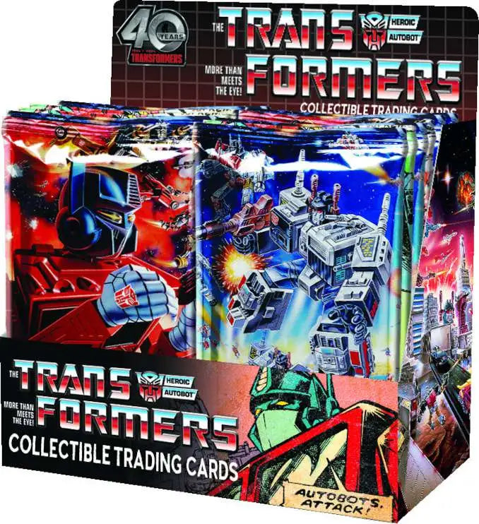 Transformers 40th Anniversary Trading Card FOIL Box 24 Pack